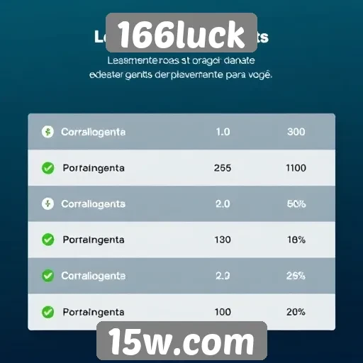Opções de pagamento disponíveis no 166luck